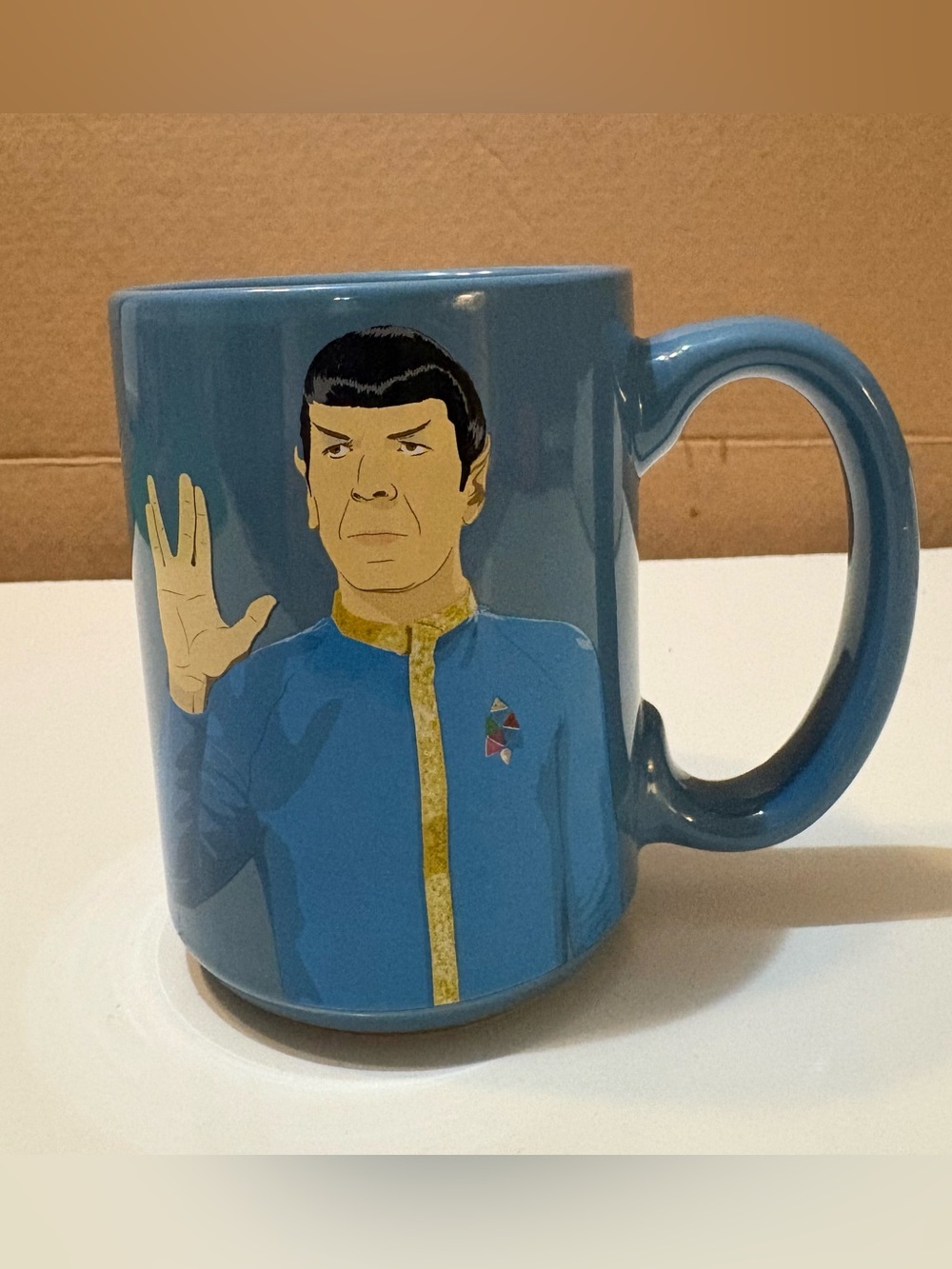 Star Trek Spock Live Long and
Prosper 15oz Blue Ceramic Mug Zak
Designs 2021